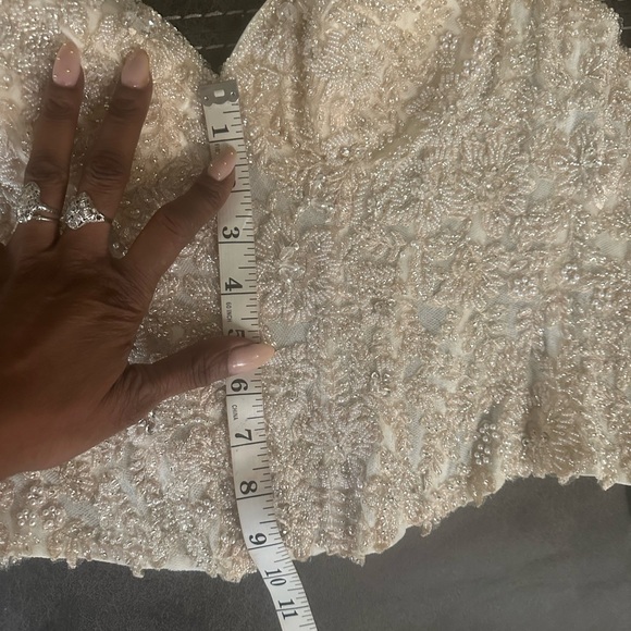 Martina Liana Cayla corset. Champagne beads. In good condition. - Picture 11 of 12